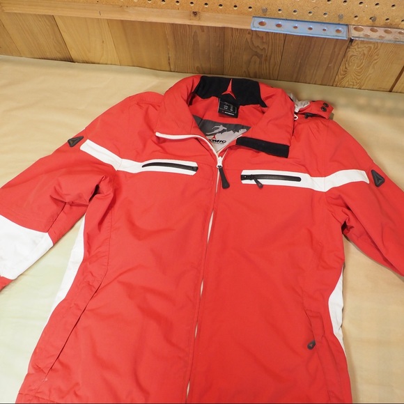 Atomic XL red white black ski snowboard coat - Picture 9 of 11